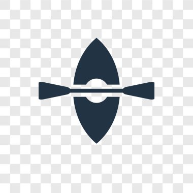 modaya uygun bir tasarım tarzı kayık simgesi. saydam arka plan üzerinde izole kayık simgesi. kayık vektör simgesi basit ve modern düz simgesi web sitesi, mobil, logo, app, UI. simge vektör çizim, Eps10 kayık.