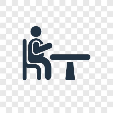 modaya uygun bir tasarım tarzı tablo simgesi. tablo simgesini şeffaf arka plan üzerinde izole. Tablo vektör simgesi basit ve modern düz simgesi web sitesi, mobil, logo, app, UI. tablo simge vektör çizim, Eps10.