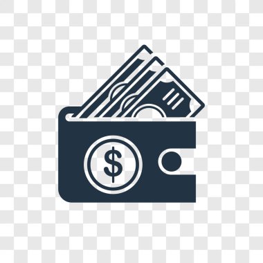 m-cüzdan simgesi modaya uygun bir tasarım tarzı. m-cüzdan simgesi üzerinde şeffaf arka plan izole. m-cüzdan vektör simgesi basit ve modern düz simgesi web sitesi, mobil, logo, app, UI. m-cüzdan simge vektör çizim, Eps10.