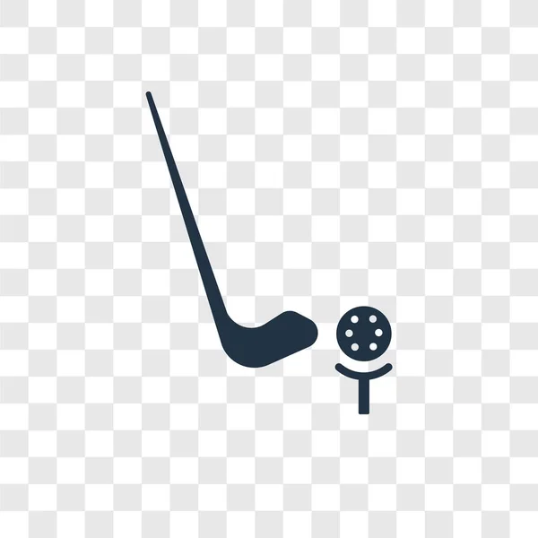 トレンディなデザイン スタイルのゴルフ アイコン ゴルフのアイコンが透明な背景に分離されました ゴルフの Web サイト アプリ ベクトル アイコン — ストックベクタ