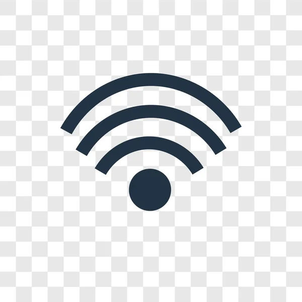 modaya uygun bir tasarım tarzı WiFi simgesi. saydam arka plan üzerinde izole wifi simgesi. WiFi vektör simgesi basit ve modern düz simgesi web sitesi, mobil, logo, app, UI. WiFi simge vektör çizim, Eps10.