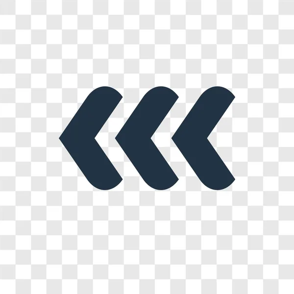 Rücken Symbol Trendigen Design Stil Icon Auf Transparentem Hintergrund Isoliert — Stockvektor