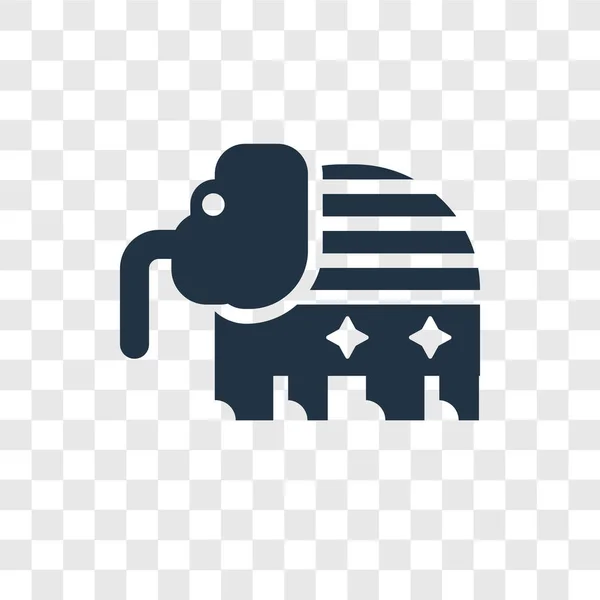 Elefante Icono Estilo Diseño Moda Elefante Icono Aislado Sobre Fondo — Vector de stock