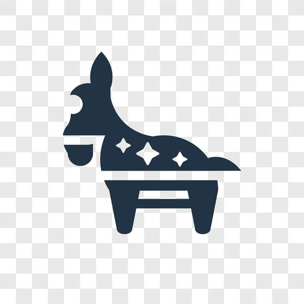 Burro Icono Estilo Diseño Moda Burro Icono Aislado Sobre Fondo — Vector de stock