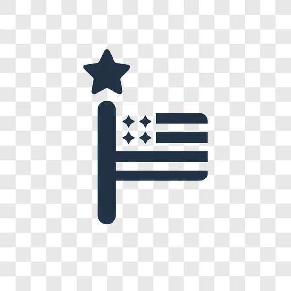 Icono Estados Unidos Estilo Diseño Moda Estados Unidos Icono Aislado — Vector de stock