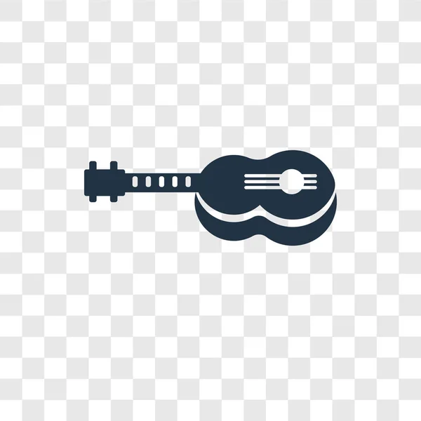 Guitar Icon Trendy Design Style Guitar Icon Isolated Transparent Background — Stock Vector