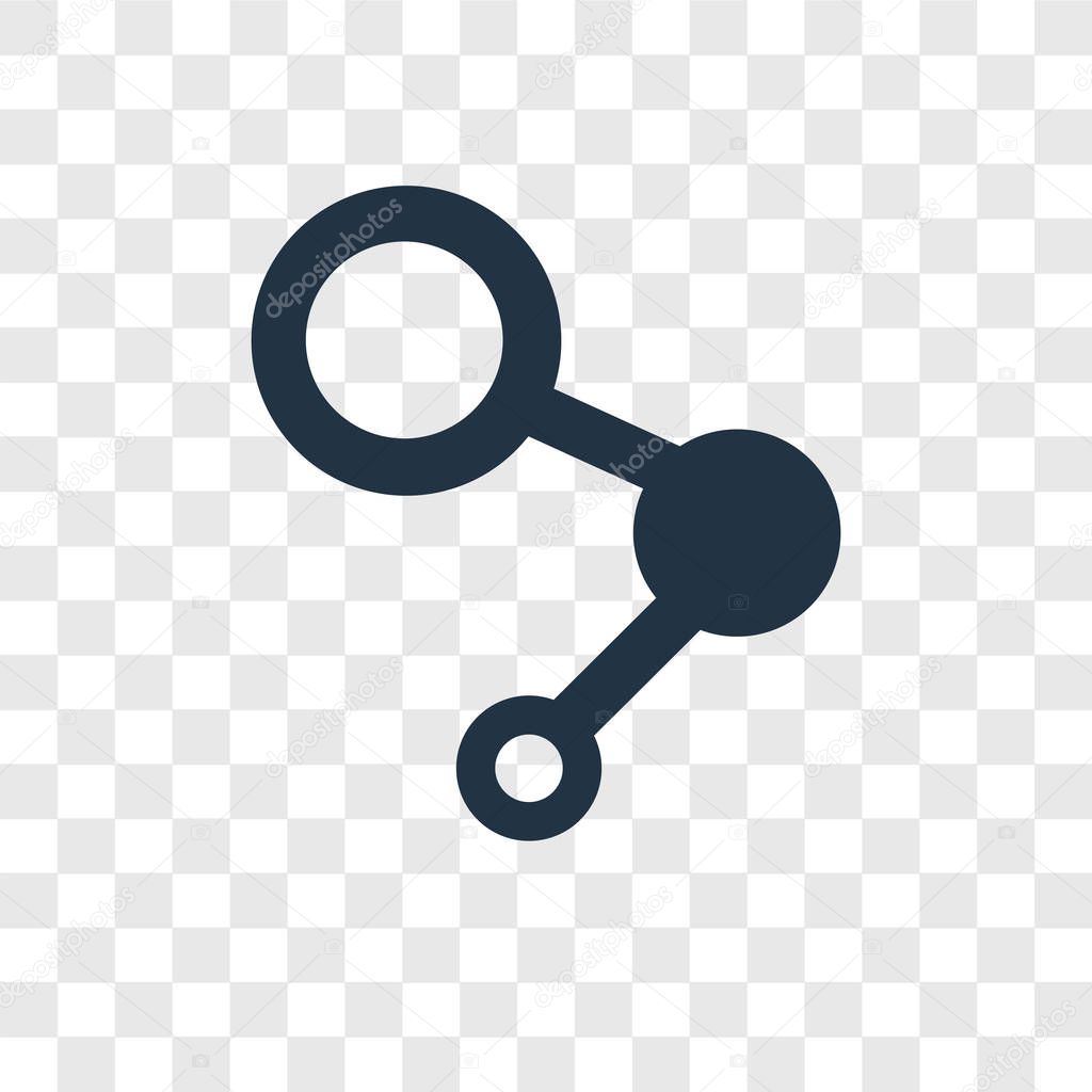 Share icon in trendy design style. share icon isolated on transparent background. share vector icon simple and modern flat symbol for web site, mobile, logo, app, UI. share icon vector illustration, EPS10.