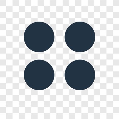 Menü simgesini modaya uygun bir tasarım tarzı. Menü simgesini şeffaf arka plan üzerinde izole. Menü vektör simgesi basit ve modern düz simgesi web sitesi, mobil, logo, app, UI. Menü simgesini vektör çizim, Eps10.