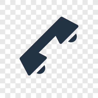 modaya uygun bir tasarım tarzı telefon simgesi. telefon simgesini şeffaf arka plan üzerinde izole. telefon vektör simgesi basit ve modern düz simgesi web sitesi, mobil, logo, app, UI. telefon simge vektör çizim, Eps10.