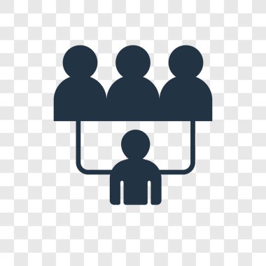 modaya uygun bir tasarım tarzı Grup simgesi. Grup simgesi üzerinde şeffaf arka plan izole. Grup vektör simgesi basit ve modern düz simgesi web sitesi, mobil, logo, app, UI. Grup simge vektör çizim, Eps10.