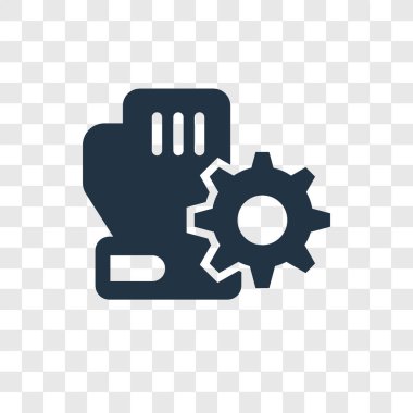 modaya uygun bir tasarım tarzı boks eldivenleri simgesi. boks eldivenleri simgesi üzerinde şeffaf arka plan izole. boks eldivenleri simgesi basit vektör ve modern düz UI uygulaması, web sitesi, mobil, logo, sembol. boks eldivenleri simge vektör çizim, Eps10.