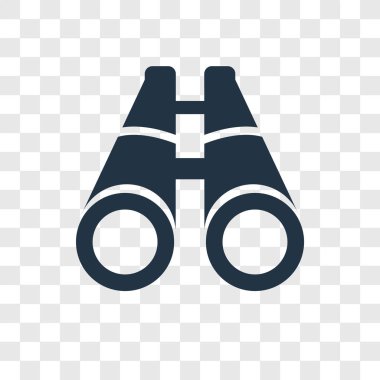 modaya uygun bir tasarım tarzı büyük dürbün simgesi. büyük dürbün simgesini şeffaf arka plan üzerinde izole. büyük dürbün vektör simgesi basit ve modern düz simgesi web sitesi, mobil, logo, app, UI. büyük dürbün simge vektör çizim, Eps10.