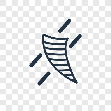 modaya uygun bir tasarım tarzı kasırga simgesi. kasırga simgesi üzerinde şeffaf arka plan izole. kasırga vektör simgesi basit ve modern düz simgesi web sitesi, mobil, logo, app, UI. kasırga simge vektör çizim, Eps10.