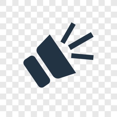 hoparlör simgesi modaya uygun bir tasarım tarzı. hoparlör simgesi üzerinde şeffaf arka plan izole. hoparlör vektör simgesi basit ve modern düz simgesi web sitesi, mobil, logo, app, UI. hoparlör simgesi vektör çizim, Eps10.