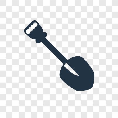 modaya uygun bir tasarım tarzı kürek simgesi. saydam arka plan üzerinde izole kürek simgesi. vektör simgesi basit ve modern düz simgesi web sitesi, mobil, logo, app, kürek UI. kürek simge vektör çizim, Eps10.