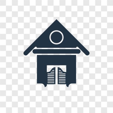 Salon simge modaya uygun bir tasarım tarzı. saydam arka plan üzerinde izole bir salon simge. Salon vektör simgesi basit ve modern düz simgesi web sitesi, mobil, logo, app, UI. Salon simge vektör çizim, Eps10.