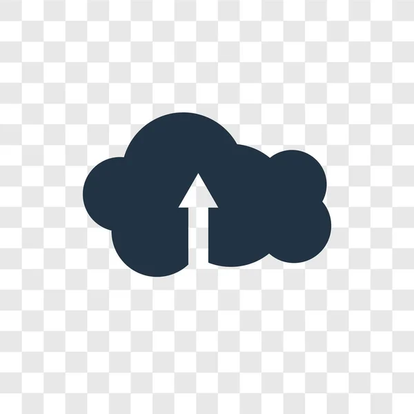 Icono Nube Estilo Diseño Moda Icono Nube Aislado Sobre Fondo — Archivo Imágenes Vectoriales