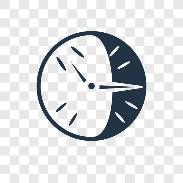 Icône Horloge Dans Style Design Mode Icône Horloge Isolée Sur — Image vectorielle