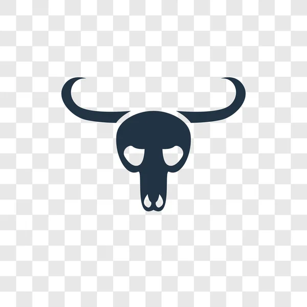 Bull Skull Icon Trendy Design Style Bull Skull Icon Isolated — Stock Vector