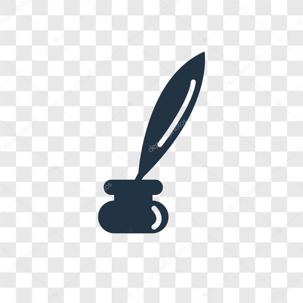 Poet icon in trendy design style. poet icon isolated on transparent background. poet vector icon simple and modern flat symbol for web site, mobile, logo, app, UI. poet icon vector illustration, EPS10.
