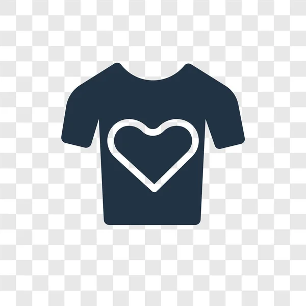 Εικονίδιο Ρούχα Στυλ Μοντέρνα Σχεδίαση Σχήμα Καρδιάς Σχήμα Καρδιάς Ρούχα — Διανυσματικό Αρχείο