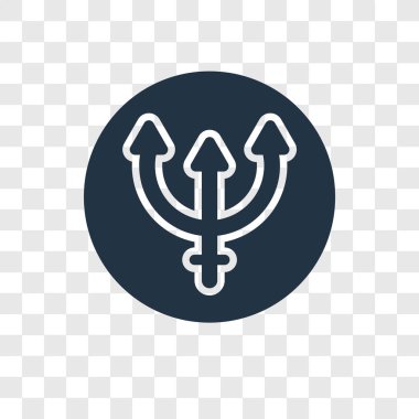 Neptune simgesi modaya uygun bir tasarım tarzı. neptune simgesi üzerinde şeffaf arka plan izole. Neptune vektör simgesi basit ve modern düz simgesi web sitesi, mobil, logo, app, UI. Neptune simge vektör çizim, Eps10.