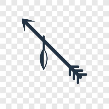 modaya uygun bir tasarım tarzı ok simgesi. ok simgesi üzerinde şeffaf arka plan izole. ok vektör simgesi basit ve modern düz simgesi web sitesi, mobil, logo, app, UI. ok simge vektör çizim, Eps10.