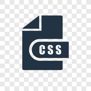 modaya uygun bir tasarım tarzı CSS simgesi. saydam arka plan üzerinde izole css simgesi. CSS simgesi basit vektör ve modern düz UI uygulaması, web sitesi, mobil, logo, sembol. CSS simge vektör çizim, Eps10.
