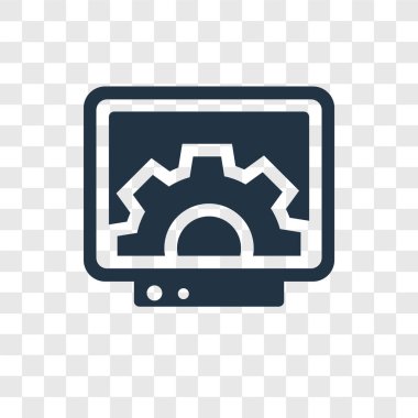 modaya uygun bir tasarım tarzı programlama simgesi. programlama simgesi üzerinde şeffaf arka plan izole. vektör simgesi basit ve modern düz simgesi web sitesi, mobil, logo, app, programlama UI. programlama simge vektör çizim, Eps10.