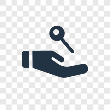 anahtar simgesi modaya uygun bir tasarım tarzı. anahtar simgesi üzerinde şeffaf arka plan izole. anahtar vektör simgesi basit ve modern düz simgesi web sitesi, mobil, logo, app, UI. anahtar simge vektör çizim, Eps10.