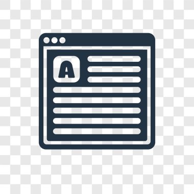 Mesaj simgesi modaya uygun bir tasarım tarzı. Mesaj simgesi üzerinde şeffaf arka plan izole. vektör simgesi basit ve modern düz simgesi web sitesi, mobil, logo, app, posta kullanıcı arabirimi. yazı simge vektör çizim, Eps10.