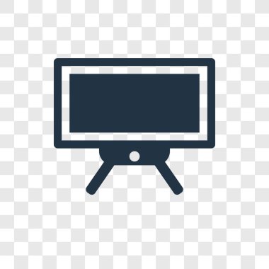 modaya uygun bir tasarım tarzı TV simgesi. saydam arka plan üzerinde izole tv simgesi. TV vektör simgesi basit ve modern düz simgesi web sitesi, mobil, logo, app, UI. TV simge vektör çizim, Eps10.