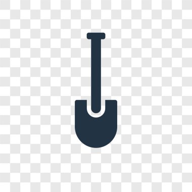 modaya uygun bir tasarım tarzı kürek simgesi. saydam arka plan üzerinde izole kürek simgesi. vektör simgesi basit ve modern düz simgesi web sitesi, mobil, logo, app, kürek UI. kürek simge vektör çizim, Eps10.