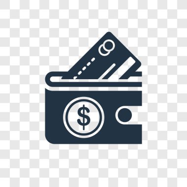 m-cüzdan simgesi modaya uygun bir tasarım tarzı. m-cüzdan simgesi üzerinde şeffaf arka plan izole. m-cüzdan vektör simgesi basit ve modern düz simgesi web sitesi, mobil, logo, app, UI. m-cüzdan simge vektör çizim, Eps10.