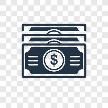 modaya uygun bir tasarım tarzı dolar simgesi. saydam arka plan üzerinde izole dolar simgesi. Doları vektör simgesi basit ve modern düz simgesi web sitesi, mobil, logo, app, UI. Doları simge vektör çizim, Eps10.
