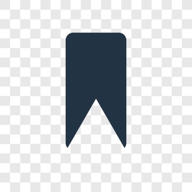 modaya uygun bir tasarım tarzı yer imi simgesi. saydam arka plan üzerinde izole yer imi simgesi. yer işareti vektör simgesi basit ve modern düz simgesi web sitesi, mobil, logo, app, UI. yer işareti simgesi vektör çizim, Eps10.