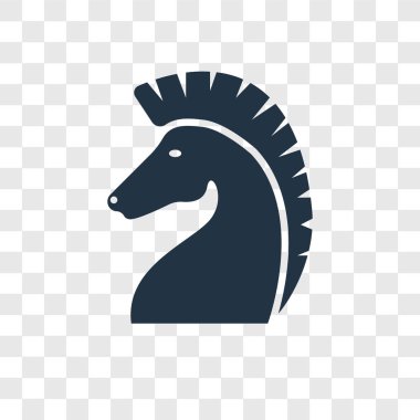 modaya uygun bir tasarım tarzı at simgesi. saydam arka plan üzerinde izole at simgesi. at vektör simgesi basit ve modern düz simgesi web sitesi, mobil, logo, app, UI. ATI simge vektör çizim, Eps10.