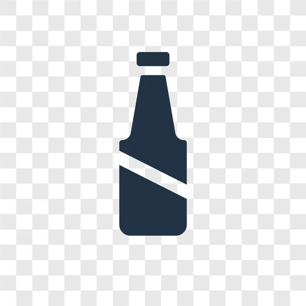 Icono Botella Estilo Diseño Moda Icono Botella Aislado Sobre Fondo — Vector de stock