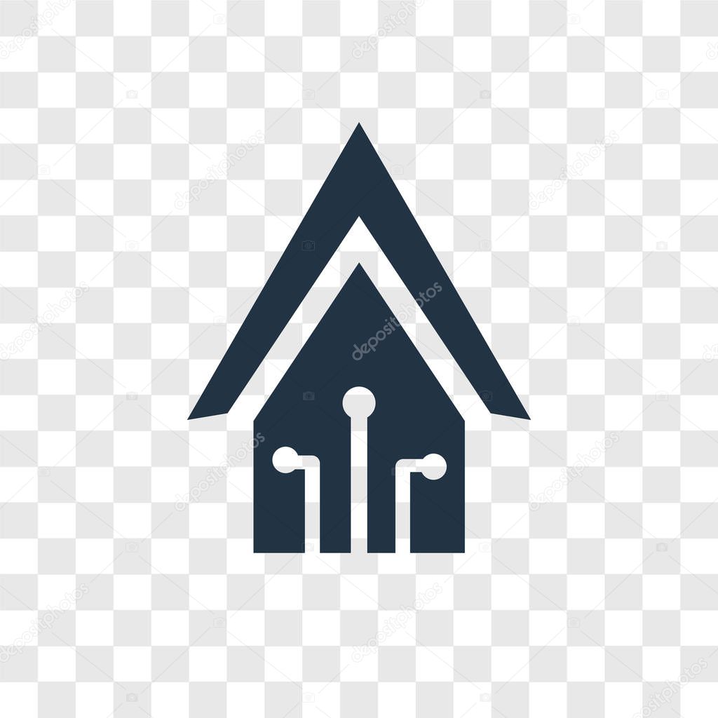 Smart Home Icon In Trendy Design Style Smart Home Icon Isolated On Transparent Background Smart Home Vector Icon Simple And Modern Flat Symbol For Web Site Mobile Logo App Ui Smart