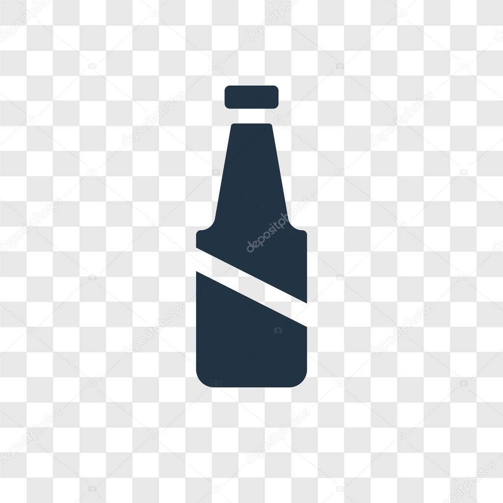 bottle icon in trendy design style. bottle icon isolated on transparent background. bottle vector icon simple and modern flat symbol for web site, mobile, logo, app, UI. bottle icon vector illustration, EPS10.