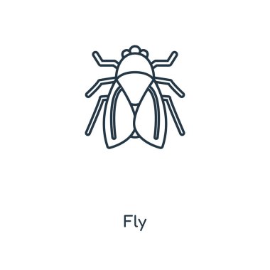 fly icon in trendy design style. fly icon isolated on white background. fly vector icon simple and modern flat symbol for web site, mobile, logo, app, UI. fly icon vector illustration, EPS10.