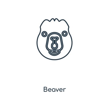 Kunduz simgesi modaya uygun bir tasarım tarzı. Kunduz simgesi beyaz arka plan üzerinde izole. Kunduz vektör simgesi basit ve modern düz simgesi web sitesi, mobil, logo, app, UI. Kunduz simge vektör çizim, Eps10.