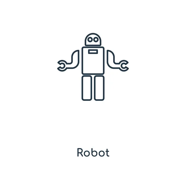 Иконка Робота Модном Дизайне Иконка Робота Изолирована Белом Фоне Робот — стоковый вектор