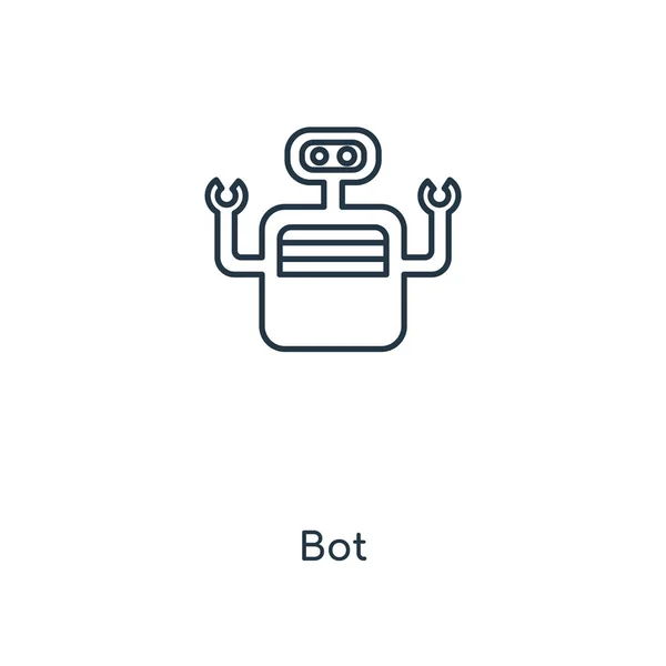 Bot Icono Estilo Diseño Moda Bot Icono Aislado Sobre Fondo — Archivo Imágenes Vectoriales