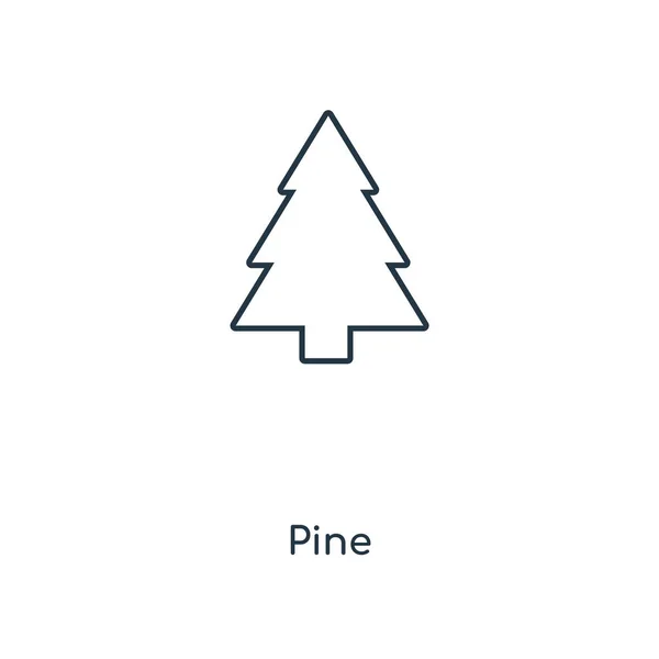 Icône Pin Dans Style Design Mode Icône Pin Isolé Sur — Image vectorielle