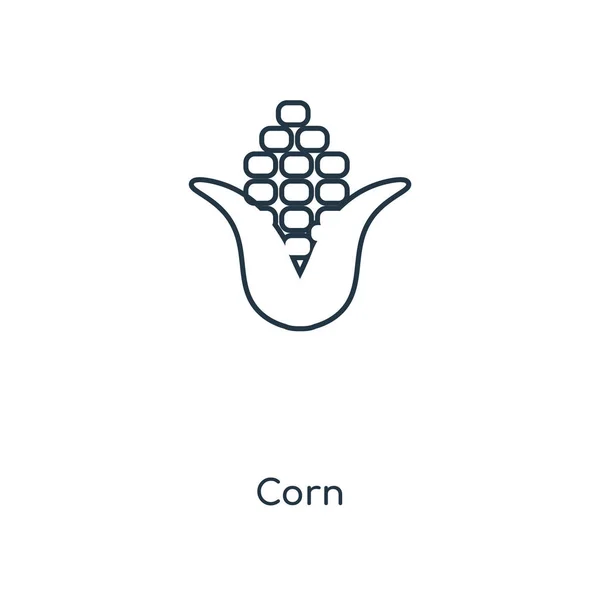 Corn Icon Trendy Design Style Corn Icon Isolated White Background — Stock Vector