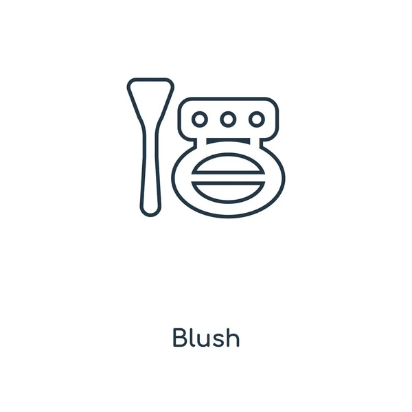 Blush Icon Trendy Design Style Blush Icon Isolated White Background — Stock Vector