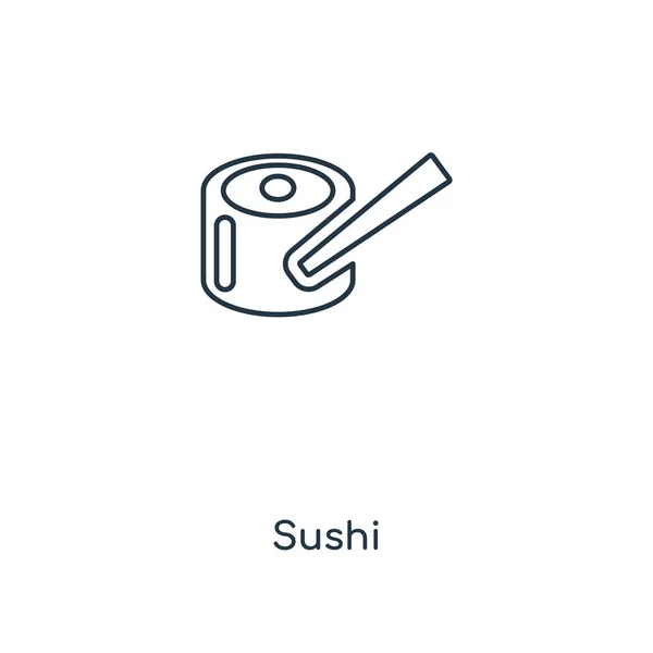 Ikona Sushi Modny Styl Sushi Ikona Białym Tle Sushi Ikona — Wektor stockowy