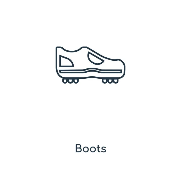 时尚设计风格的靴子图标 在白色背景上隔离的引导图标 靴子矢量图标简单和现代平面符号为网站 应用程序 靴子图标向量例证 Eps10 — 图库矢量图片