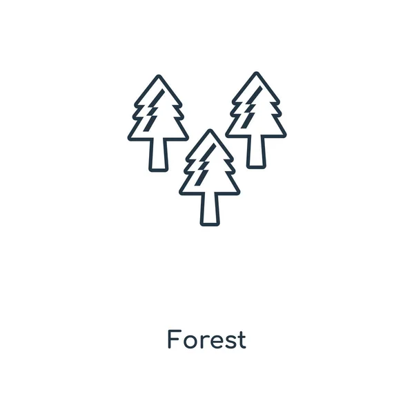 Wald Ikone Trendigen Design Stil Wald Symbol Isoliert Auf Weißem — Stockvektor